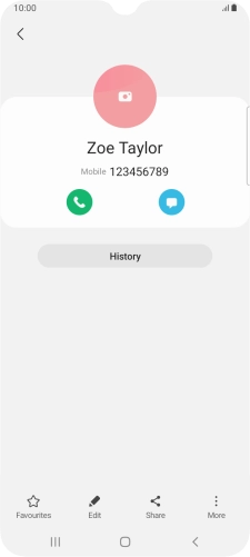 Press the Home key to return to the home screen.
