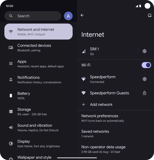 Slide your finger upwards starting from the bottom of the screen to return to the home screen.