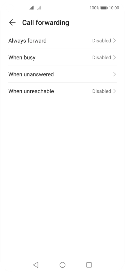 Press the Home key to return to the home screen.