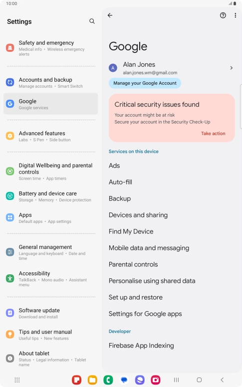 Press Find My Device.
