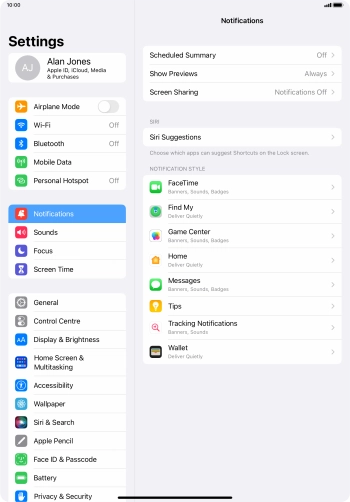 Press Scheduled Summary.