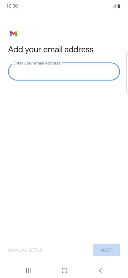 Press the field below 