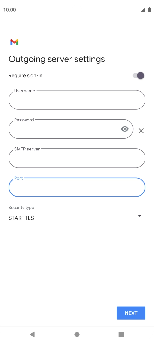 Press the drop down list below 