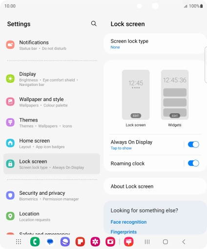 Press the Home key to return to the home screen.