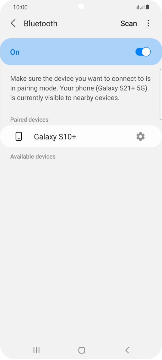 Press the Home key to return to the home screen.