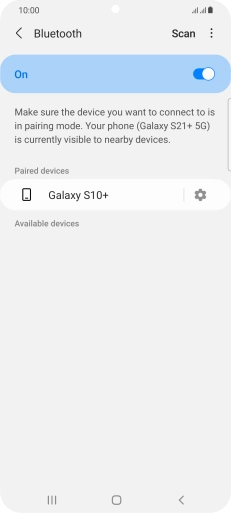 Press the Home key to return to the home screen.