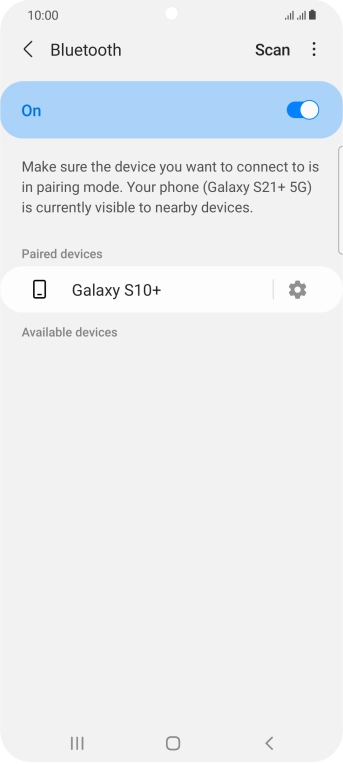 Press the Home key to return to the home screen.