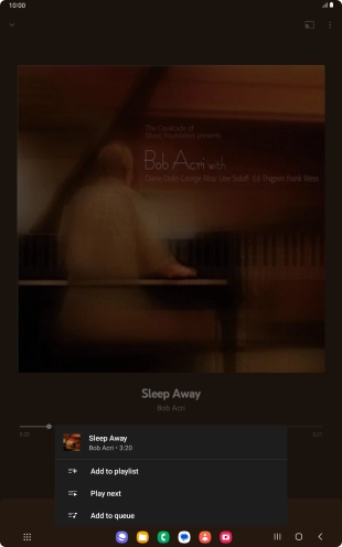 Press Add to playlist.