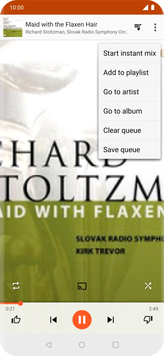 Press Add to playlist.