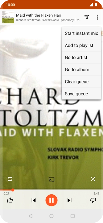 Press Add to playlist.