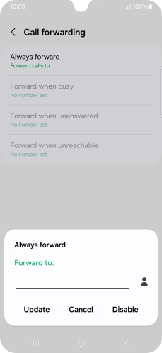 Press Disable.