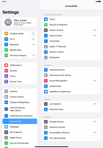 Press the required category below 