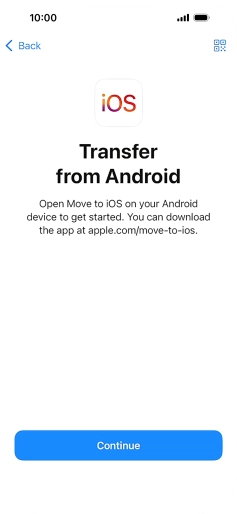 To transfer content to your phone, you need to install the app 