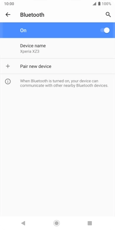 Press Pair new device.