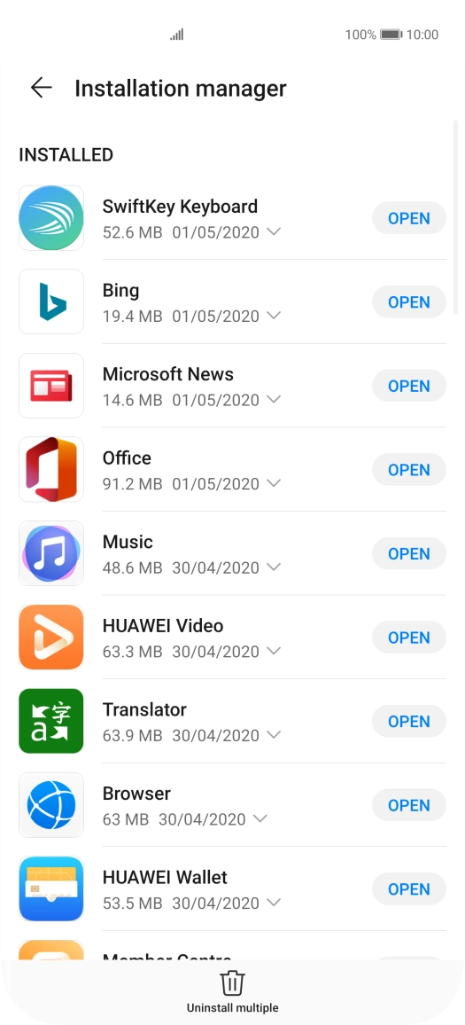 Slide your finger upwards starting from the bottom of the screen to return to the home screen.
