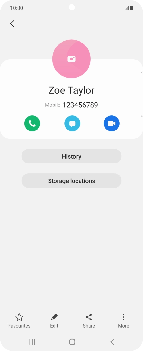 Press the Home key to return to the home screen.