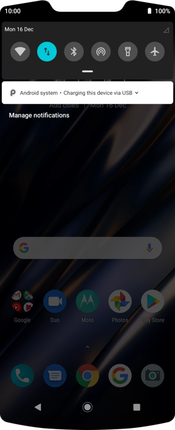 Press Android system.