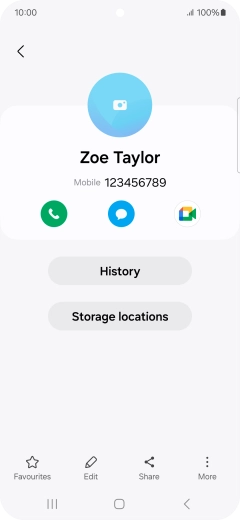 Press the Home key to return to the home screen.