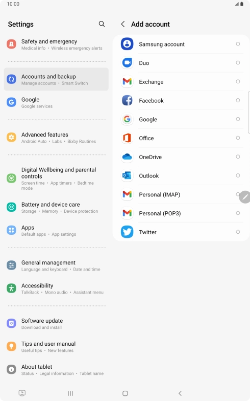 Press Personal (IMAP).