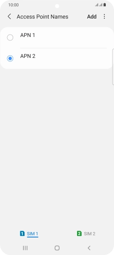 Press the Home key to return to the home screen.