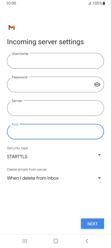 Press the drop down list below 