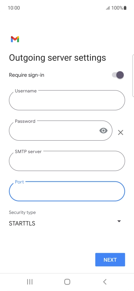 Press the drop down list below 
