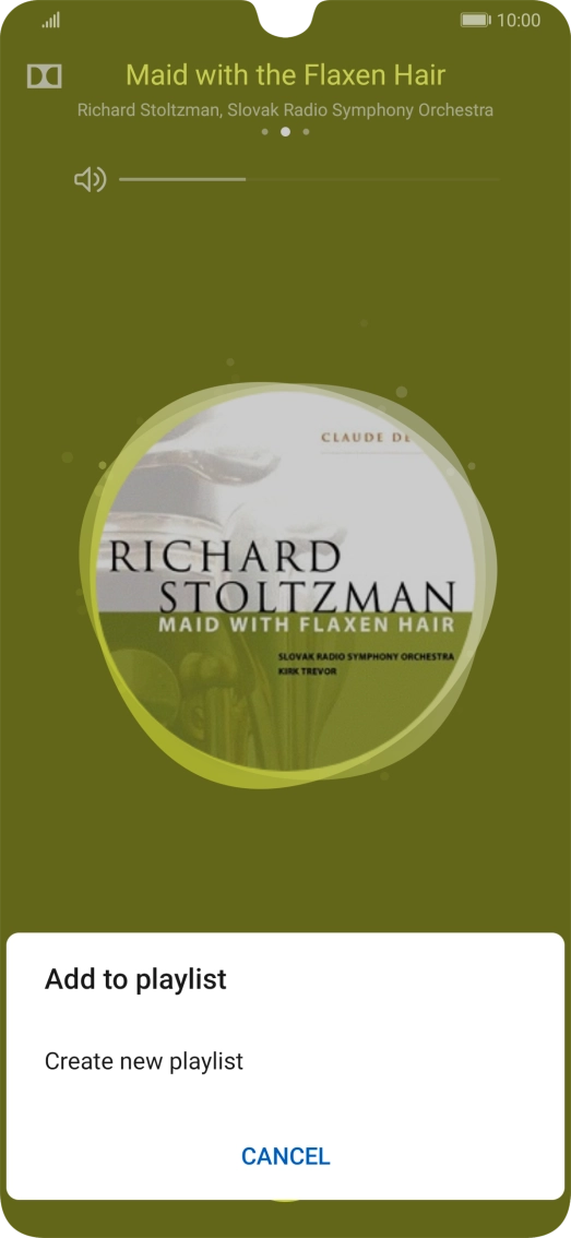 Press Create new playlist.