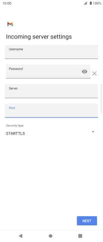 Press the drop down list below 