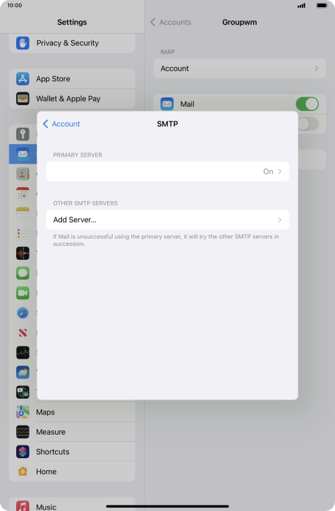 Press the field below 