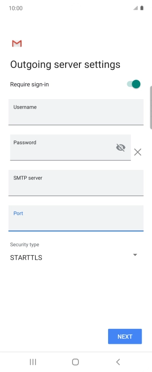 Press the drop down list below 