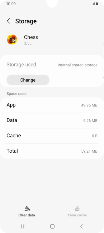 Press the Home key to return to the home screen.
