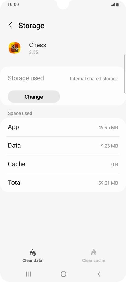 Press the Home key to return to the home screen.