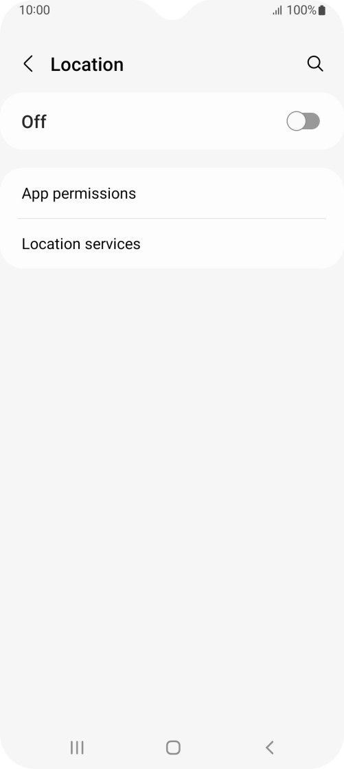 Press the indicator to turn the function on or off.