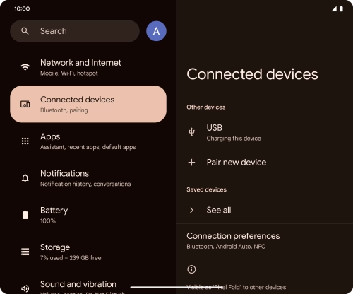 Press Pair new device.