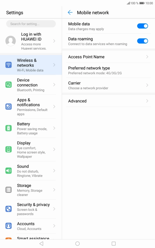 Press the Home key to return to the home screen.