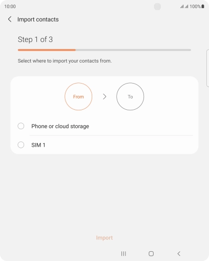 Press the name of the SIM.