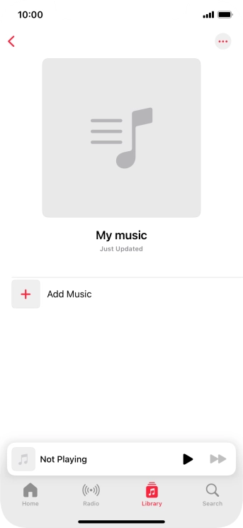 Press Add Music.