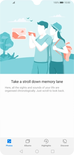 Press Albums and go to the required folder.