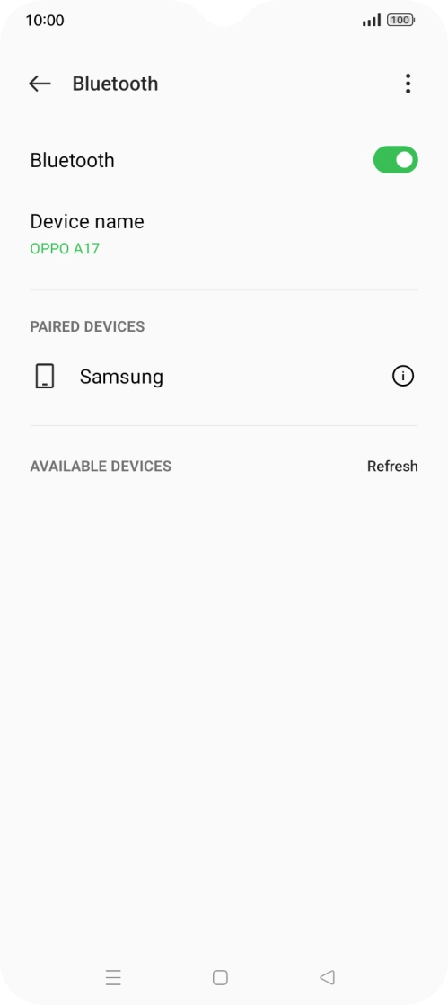 Press the Home key to return to the home screen.