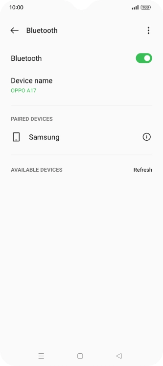 Press the Home key to return to the home screen.