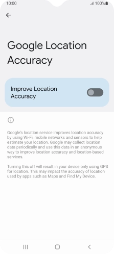If you press the indicator next to 