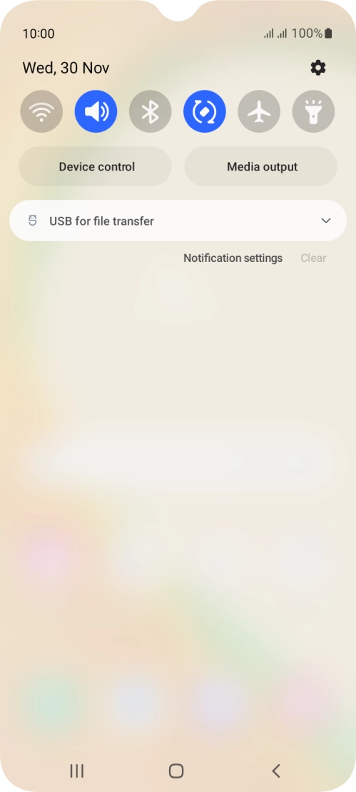 Press the drop down list.
