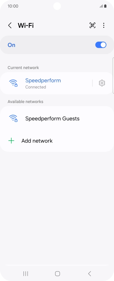 Press the Home key to return to the home screen.