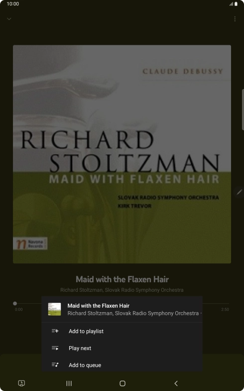 Press Add to playlist.