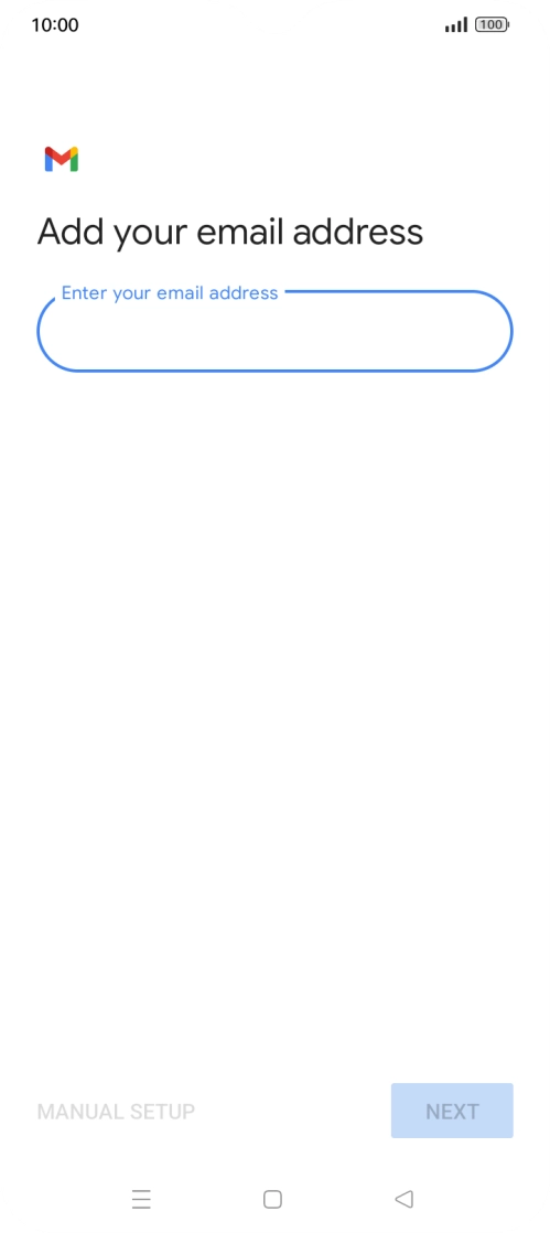 Press the field below 