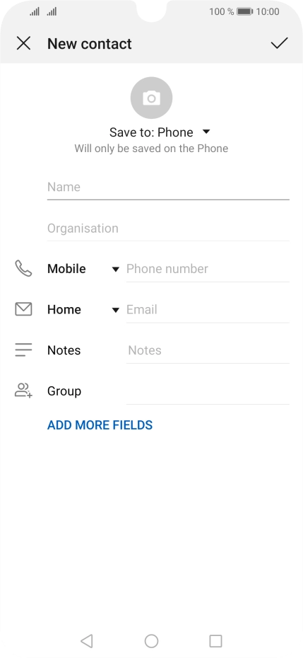 Press the address book drop down list.