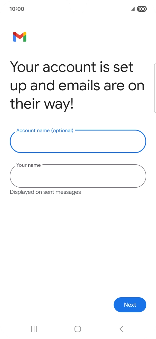 Press the field below 