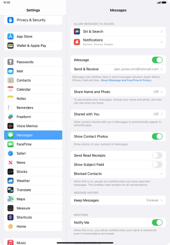 Slide your finger upwards starting from the bottom of the screen to return to the home screen.