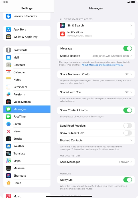 Slide your finger upwards starting from the bottom of the screen to return to the home screen.
