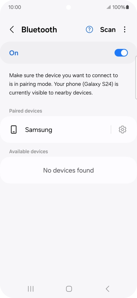 Press the Home key to return to the home screen.